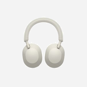 Casque Arceau Sony WH-1000XM5 Argent/Blanc, Bluetooth 5.2, Portée 10m, Freq. 4-40000Hz, Impédance 48 Ohm, Autonomie 30-40h, ANC, Câble 1.2m - Miniature 2
