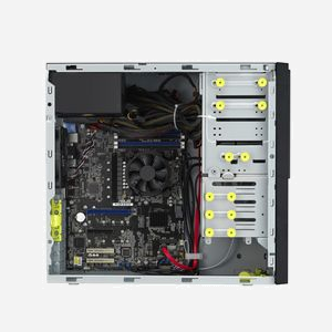 ASUS TS100-E11-PI4 Tower Intel C256 LGA 1200 (H5), 128GB DDR4 ECC UDIMM 3200MHz, 3x 3.5", 1x 2.5", 2x M.2, GbE, USB 3.2 Gen2, Alim. 300W - Miniature 4