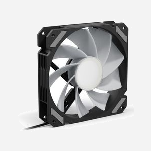 Ventilateur Boitier PC Sharkoon SHARK Mirror RGB PWM REVERSE 120mm, 500-1500 RPM, 99.52 m³/h, 1.23 mmH2O, FDB, 4-Pin, Noir - Miniature 2