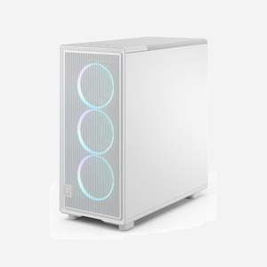 Fractal Design Epoch Midi Tower Blanc (FD-C-EPO1A-05) - Boîtier PC ATX/micro ATX/Mini-ITX, 3x 120mm avant, Acier/Verre trempé, USB 3.2 Gen 1/Gen 2x2 - Miniature 4