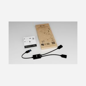 i-tec U3CBLHUB2A : Hub USB-A 2 Ports USB 3.2 Gen 1 (5 Gbit/s), Câble Intégré 0.1m, Compatible Windows, macOS, Android, ChromeOS, iPadOS, Linux - Miniature 2