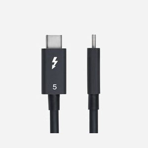 StarTech.com Câble Thunderbolt 5 50cm 80Gbps/120Gbps 240W PD 8K 60Hz, certifié Thunderbolt, compatible Thunderbolt 4/USB4/USB-C - Miniature 2