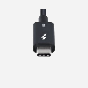 StarTech.com Câble Thunderbolt 5 50cm 80Gbps/120Gbps 240W PD 8K 60Hz, certifié Thunderbolt, compatible Thunderbolt 4/USB4/USB-C - Miniature 4