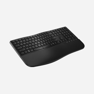 HP Clavier 685 Comfort Hybride : Sans Fil (RF 2.4GHz + Bluetooth), Membrane, Taille Réelle, Pavé Numérique, AA, Windows/macOS/ChromeOS - Miniature 3