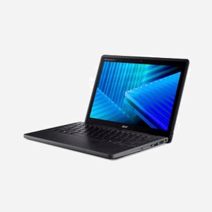 Acer TravelMate TMB312RN-31 Hybride 2-en-1 12.2" WUXGA Intel N250 8Go LPDDR5 256Go SSD Wi-Fi 6E Windows 11 Pro Education Noir, avec Stylus