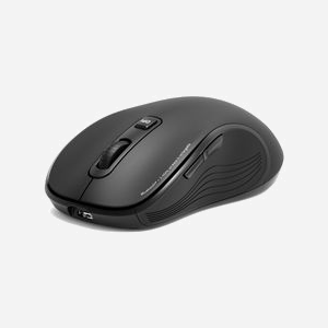 Port Designs 910010 Souris Optique 2400 DPI Ambidextre sans Fil RF + Bluetooth, 5 Boutons Programmables, Batterie 500mAh, Noir - Miniature 2