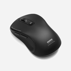Port Designs 910010 Souris Optique 2400 DPI Ambidextre sans Fil RF + Bluetooth, 5 Boutons Programmables, Batterie 500mAh, Noir - Miniature 5