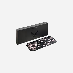 PowerColor SBP-790002 Plaque Arrière Aluminium/Plastique pour Red Devil RX 7900 - Dimensions 322.4 x 119.2 x 13.5 mm