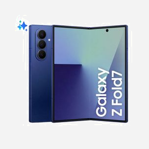 Samsung Galaxy Z Fold7 20.3cm (8") Dynamic AMOLED 2X 5G, Snapdragon 8 Gen 3, 12Go RAM, 512Go, Android 16, Caméra 200MP, Batterie 4400mAh, Bleu - Miniature 1