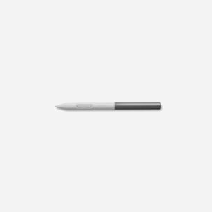 Wacom Stylet CP92303B2Z Gris et Blanc - Compatibilité Tablettes Graphiques Wacom One 12, One 13, One S, One M - Poignée Ergonomique