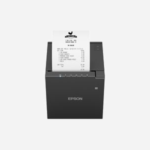 Epson TM-M30III Imprimante POS Thermique 203x203 DPI USB Ethernet WiFi Bluetooth Noir Compatible Windows macOS Android iOS - Miniature 3