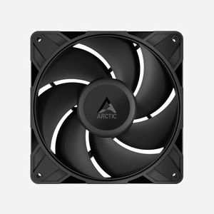 ARCTIC P14 Pro Ventilateur 140mm Boîtier PC - 400-2500 RPM, 186 m³/h (110 CFM), 5.2 mmH2O, FDB, PWM 4-Pin, 12V, Noir, 140x140x27mm - Miniature 2