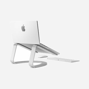Support Twelve South Curve SE en Aluminium Argenté pour un écran, Montage Autonome, Hauteur 165mm, Référence TS-2256 - Miniature 2