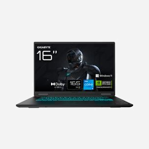 GIGABYTE GAMING A16 - Écran 16" WUXGA 165Hz, Intel Core i5-13420H, NVIDIA GeForce RTX 5050 8Go, 16Go DDR5 5200MHz, SSD 512Go NVMe PCIe Gen4, Windows 11 Home - Miniature 1
