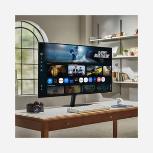 Samsung M7 LS32FM700UUXEN Écran LCD 32" 4K UHD 3840x2160 VA 4ms HDMI 2.0 WiFi 5 Bluetooth 5.2 USB-C 65W Tizen - Miniature 4