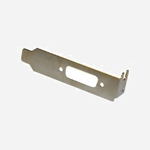PNY Bracket Half-Size Acier Inoxydable Argent pour Quadro NVS290, Dimensions 120x15x2mm, Température d'opération 0-45°C, Référence QSP-LPBRA290