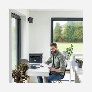 Brother DCP-L1640WRE1: Imprimante Laser Multifonction Monochrome A4, 2400x600 DPI, 20 ppm, WiFi, Ethernet, USB, 128 Mo, Numérisation Couleur 600x1200 DPI - Miniature 5