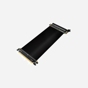 Thermaltake AC-053-CN1OTN-C1 Câble Interne PCI-E x16 (Gen 3.0) Mâle vers PCI-E x16 (Gen 3.0) Femelle, 0.2m, Noir, 80g, pour Carte Vidéo