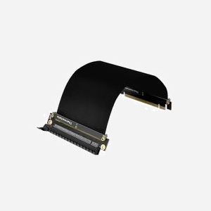 Thermaltake AC-053-CN1OTN-C1 Câble Interne PCI-E x16 (Gen 3.0) Mâle vers PCI-E x16 (Gen 3.0) Femelle, 0.2m, Noir, 80g, pour Carte Vidéo - Miniature 2