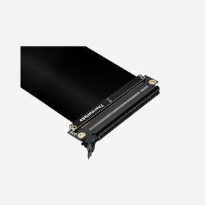 Thermaltake AC-053-CN1OTN-C1 Câble Interne PCI-E x16 (Gen 3.0) Mâle vers PCI-E x16 (Gen 3.0) Femelle, 0.2m, Noir, 80g, pour Carte Vidéo - Miniature 3