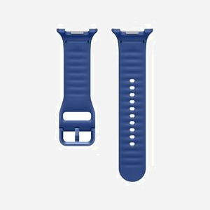 Bracelet Sport Samsung ET-SNL32SNEGEU Silicone Bleu Taille S/M pour Galaxy Watch8/Watch8 Classic. Matière caoutchouc. Compatible Smartwatch. - Miniature 2