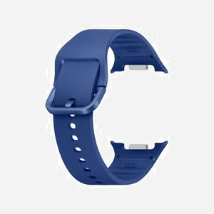Bracelet Sport Samsung ET-SNL32SNEGEU Silicone Bleu Taille S/M pour Galaxy Watch8/Watch8 Classic. Matière caoutchouc. Compatible Smartwatch. - Miniature 3