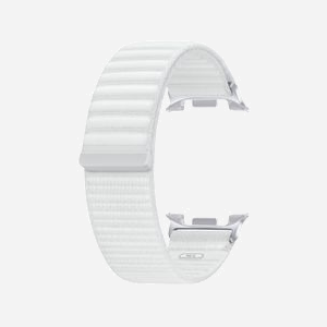 Bracelet Samsung ET-SVL33LWEGEU Blanc Taille M/L en Nylon Tissé pour Galaxy Watch8 | Watch8 Classic avec Attache Rapide - Miniature 3