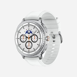 Samsung Galaxy Watch 8 Classic 46mm Super AMOLED 1.3" 438x438 4G Argent, RAM 2GB, 64GB Flash, Exynos W1000, Wear OS, GPS, Wi-Fi, Bluetooth 5.3