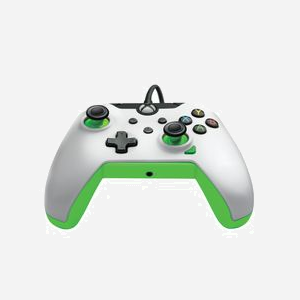 Manette filaire PDP 049-012-WG Vert/Blanc pour Xbox Series X|S/Xbox One/PC, USB Type-C, Câble 2.43m, Jack 3.5mm, Compatible Windows 10/11 - Miniature 2