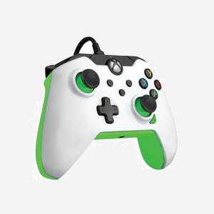 Manette filaire PDP 049-012-WG Vert/Blanc pour Xbox Series X|S/Xbox One/PC, USB Type-C, Câble 2.43m, Jack 3.5mm, Compatible Windows 10/11 - Miniature 3