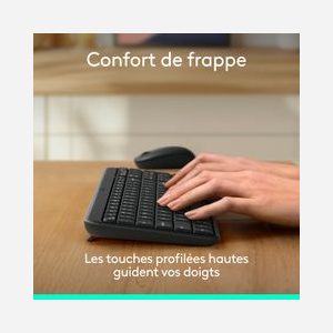 Logitech ERGO 920-013549 Clavier Bluetooth AZERTY Français - Connectivité sans fil, Interface Bluetooth, Disposition AZERTY, Commutateur Marche/Arrêt - Miniature 4