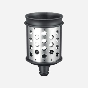 KitchenAid 5KSMEMVSC Ensemble Moulin Râpe Acier Inoxydable, Dimensions 81x81x123mm, Lot de 3 Pièces pour Robot Ménager - Miniature 3