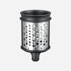 KitchenAid 5KSMEMVSC Ensemble Moulin Râpe Acier Inoxydable, Dimensions 81x81x123mm, Lot de 3 Pièces pour Robot Ménager - Miniature 4