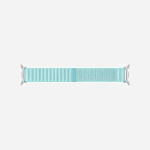 Bracelet Samsung ET-SVL32SMEGEU Menthe Taille S/M pour Galaxy Watch8/8 Classic, Nylon Respirant et Fermeture Velcro, Tissu Recyclé
