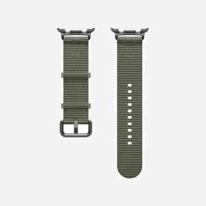 Bracelet Samsung ET-SOL32SGEGEU Vert S/M pour Galaxy Watch8 / Watch8 Classic, Nylon/Textile - Miniature 2