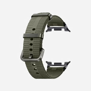 Bracelet Samsung ET-SOL32SGEGEU Vert S/M pour Galaxy Watch8 / Watch8 Classic, Nylon/Textile - Miniature 3