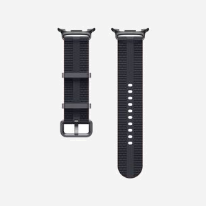 Bracelet Samsung ET-SOL32SBEGEU Graphite Taille S/M pour Galaxy Watch8 / Watch8 Classic (Nylon/Textile)