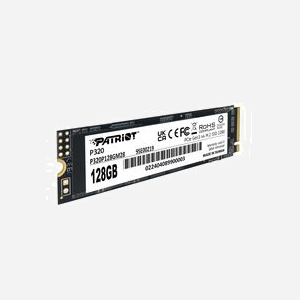 Patriot Memory SSD P320 128Go M.2 2280 PCIe 3.0 NVMe 1.3 Lecture 1600Mo/s Écriture 1000Mo/s TBW 60 Mixed Use (MU) - Miniature 3