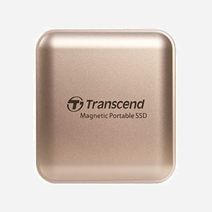 Transcend ESD420 2 To SSD Externe USB Type-C Or - 2000 Mo/s Lecture/Écriture, 20 Gbit/s - Chiffrement AES 256-bit, 3D NAND - TS2TESD420G