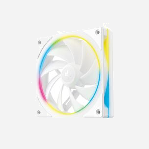 DeepCool FL12 SE WH Kit 3 Ventilateurs 120mm PWM 4-Pin, 400-1900 RPM, 50.74 CFM, 28.67 dBA, Roulement Hydraulique, LED RGB 3-Pin, Blanc - Miniature 2