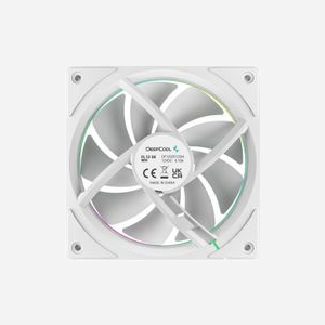 DeepCool FL12 SE WH Kit 3 Ventilateurs 120mm PWM 4-Pin, 400-1900 RPM, 50.74 CFM, 28.67 dBA, Roulement Hydraulique, LED RGB 3-Pin, Blanc - Miniature 4
