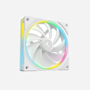 DeepCool FL12 SE WH Kit 3 Ventilateurs 120mm PWM 4-Pin, 400-1900 RPM, 50.74 CFM, 28.67 dBA, Roulement Hydraulique, LED RGB 3-Pin, Blanc - Miniature 5
