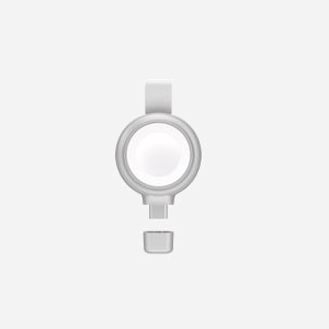 4smarts QI2 Chargeur Smartwatch Argenté USB, Recharge Sans Fil 5W, Charge Rapide, Compatible MagSafe, ABS/Aluminium, 40x49.6x14mm, Compatible Apple Watch