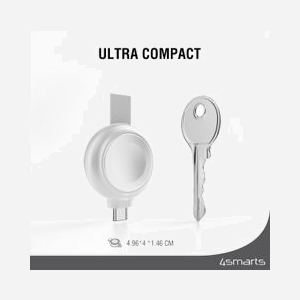 4smarts QI2 Chargeur Smartwatch Argenté USB, Recharge Sans Fil 5W, Charge Rapide, Compatible MagSafe, ABS/Aluminium, 40x49.6x14mm, Compatible Apple Watch - Miniature 4