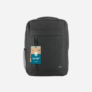 Mobilis Essential Sac à Dos 16" Noir (Réf: 004004): Compartiment PC/Tablette, Poche Frontale & Accessoires, Volume 18L, Dimensions 430x300x90mm, 394g - Miniature 2