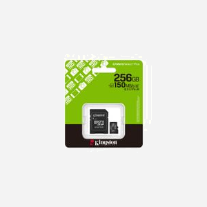 Kingston Technology microSDXC 256GB Canvas Select Plus Gen3, 150MB/s, UHS-I U1 V10 A1, Adaptateur SD inclus, exFAT, Température -25°C/85°C - Miniature 5