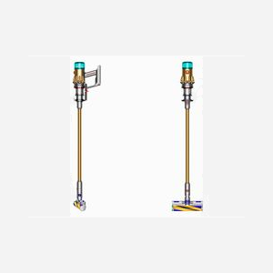 Dyson V12 Detect Slim Absolute Aspirateur-balai 2en1 Sans sac Or, autonomie 60 min, filtre HEPA, technologie cyclonique, 150 AW, écran LCD - Miniature 2