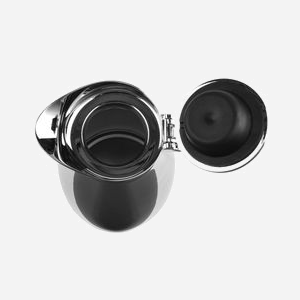 EMSA 502489 : Ensemble de 2 carafes/pichets Acier Inoxydable, isolation double paroi, conservation thermique 12h/froid 24h, 105x135x265mm - Miniature 2