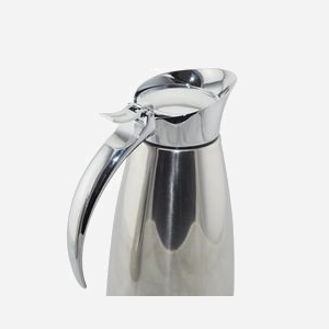 EMSA 502489 : Ensemble de 2 carafes/pichets Acier Inoxydable, isolation double paroi, conservation thermique 12h/froid 24h, 105x135x265mm - Miniature 3