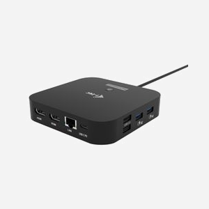 i-tec Docking Station USB-C Dual HDMI C31DUALHDMIDOCKPD - USB 3.2 Gen 2, 2x HDMI 2.0 4K 60Hz, Power Delivery 100W, Ethernet Gigabit, Windows/macOS/Linux/Android/ChromeOS/iPadOS